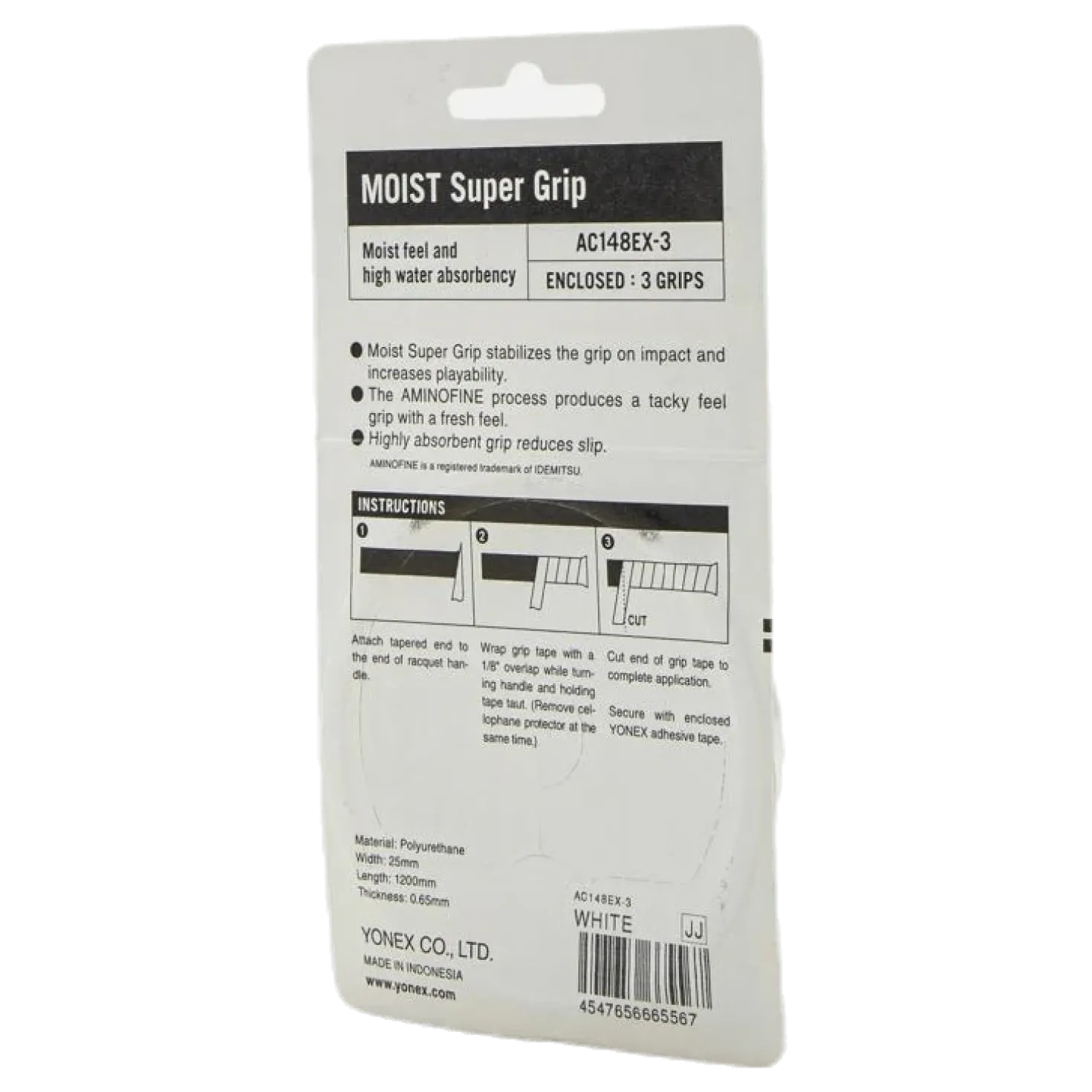 Moist Super Grip White