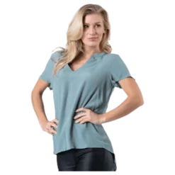 Molly Ss V-Neck Green