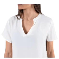 Molly Ss V-Neck White