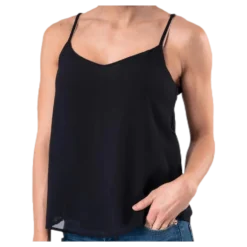 Moon Sl Top Wvn Black