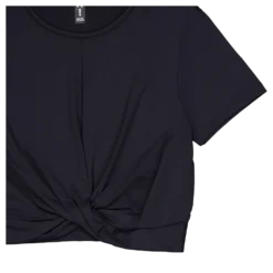 Motion Crossover Crop Ss Black
