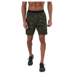 M Printed Elastic Shorts Action Green