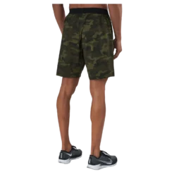 M Printed Elastic Shorts Action Green