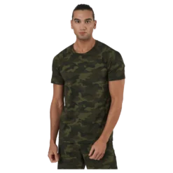 M Printed Tee Action Green