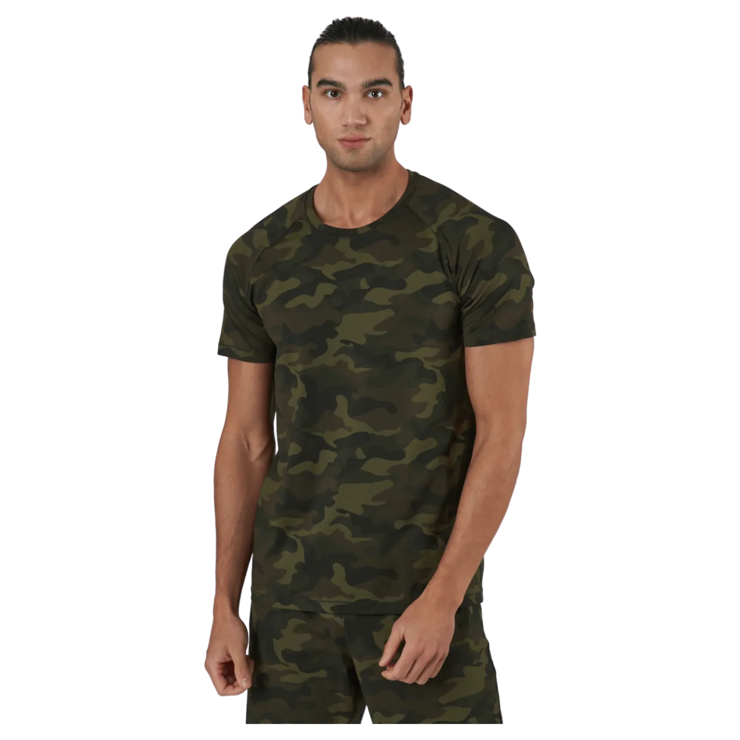 M Printed Tee Action Green