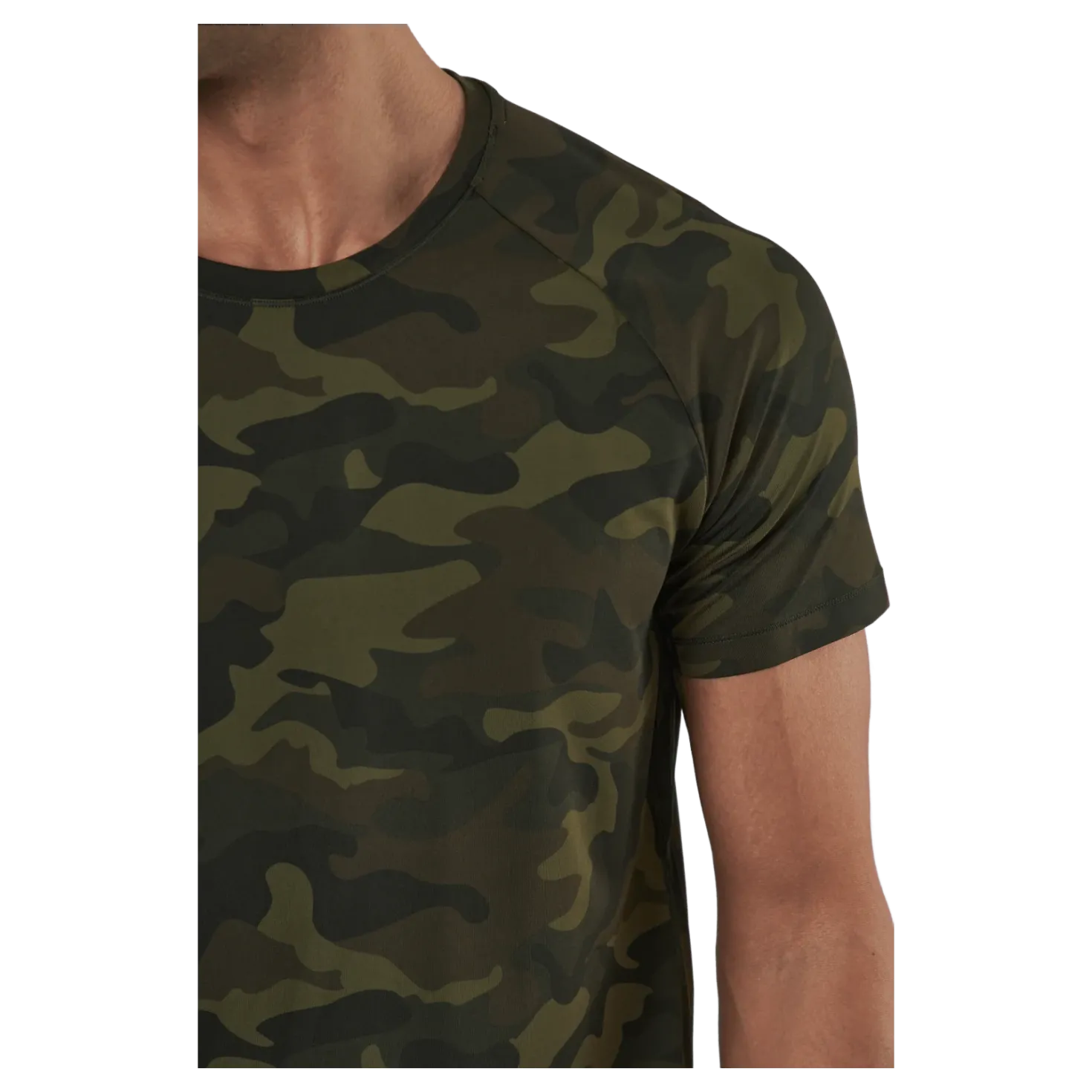 M Printed Tee Action Green