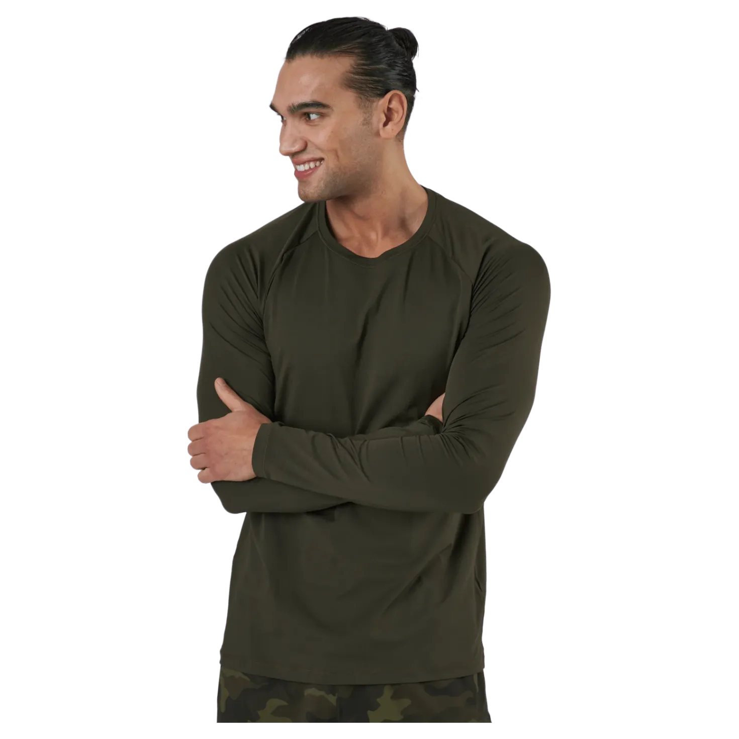 M Structured Longsleeve Forest Green