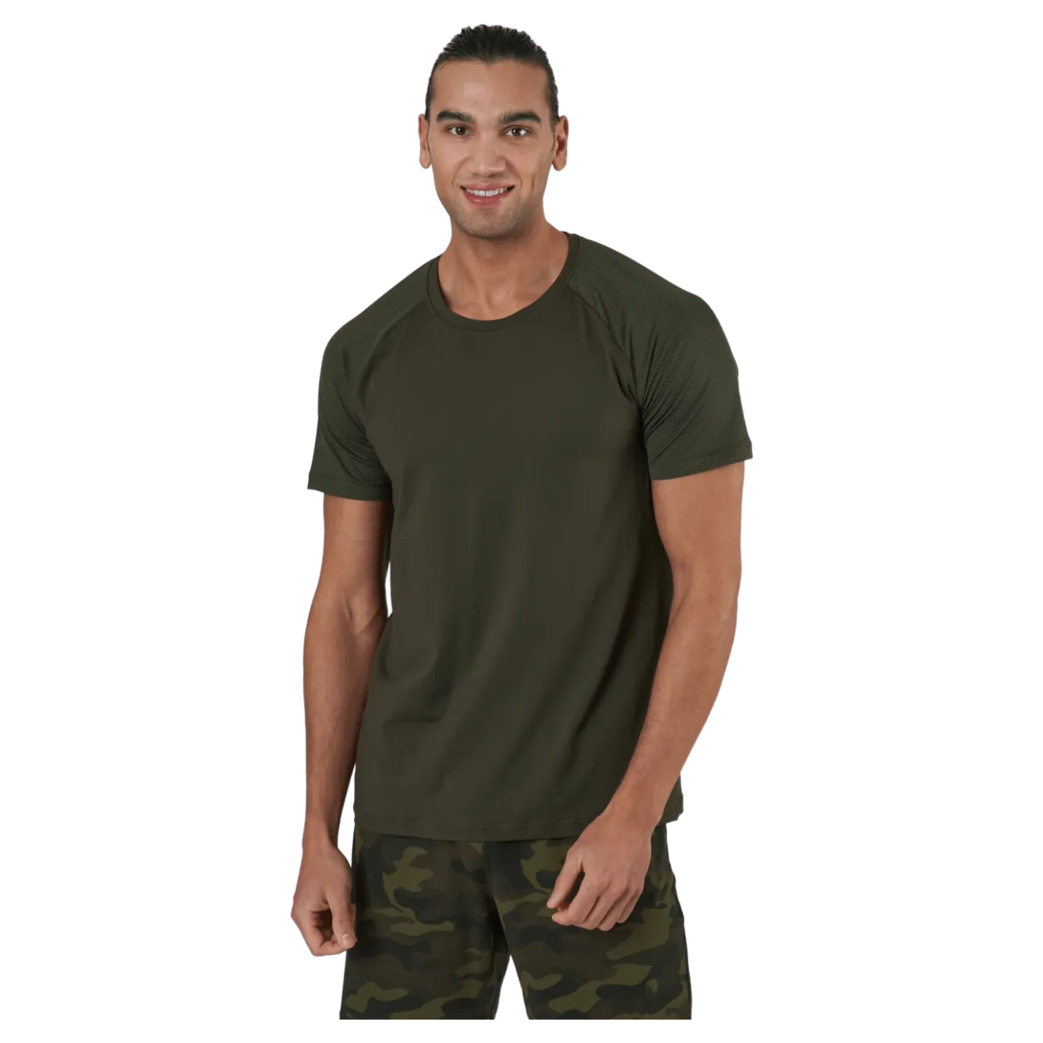 M Structured Tee Forest Green