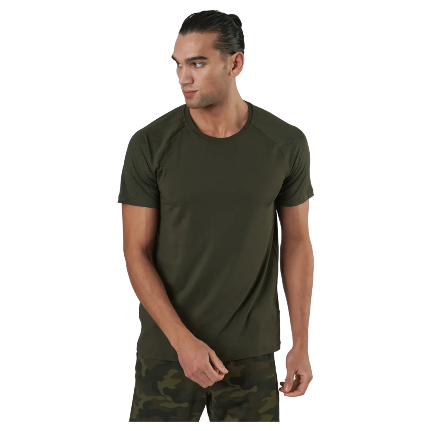 M Structured Tee Forest Green