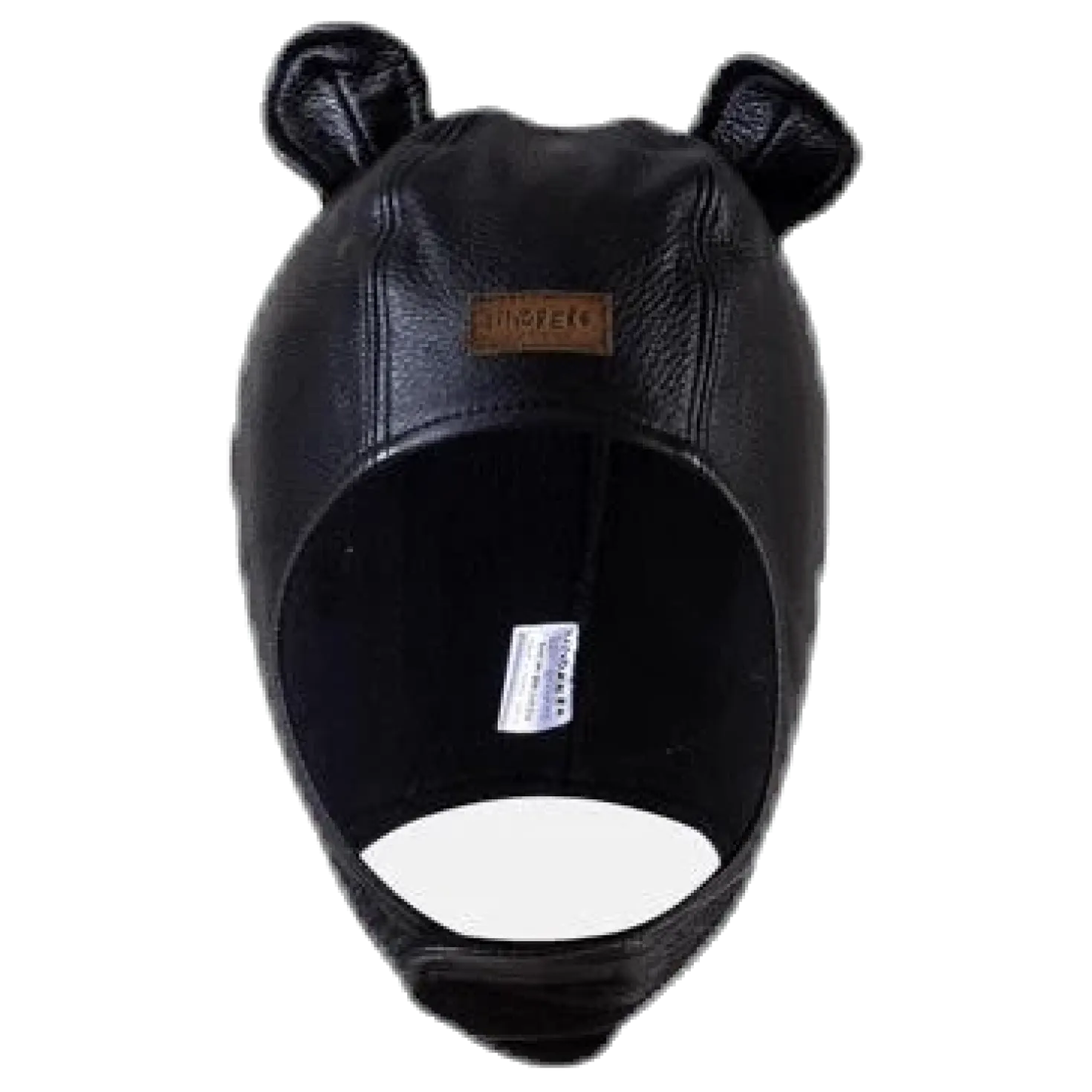 Musse Leather Cap Black