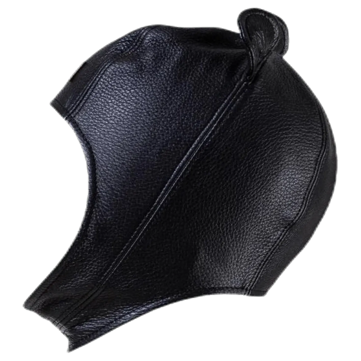 Musse Leather Cap Black