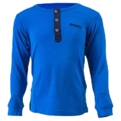 Myske Wool Kids Shirt Blue