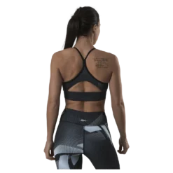 Myt Aop Tri-Back Bra Black
