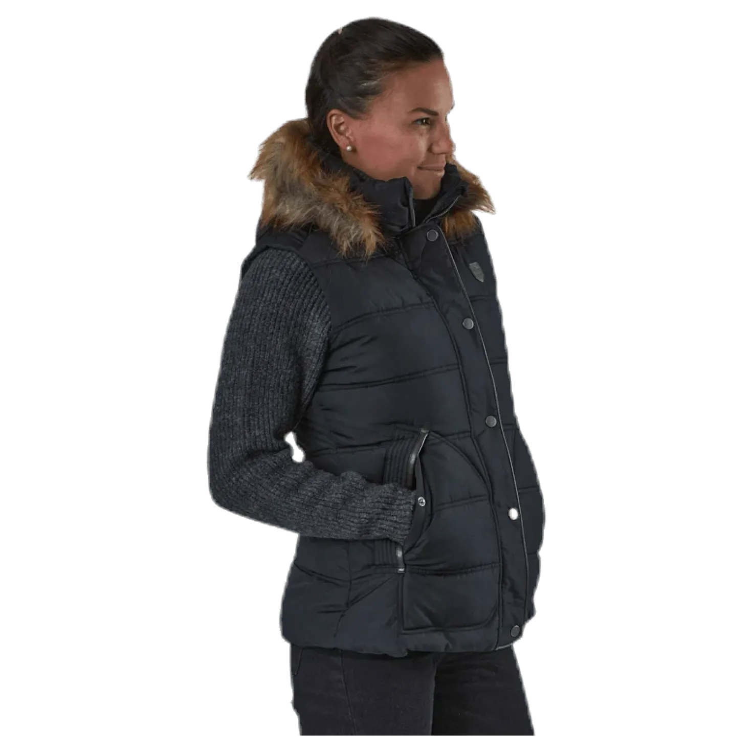 Nadja Waistcoat Black