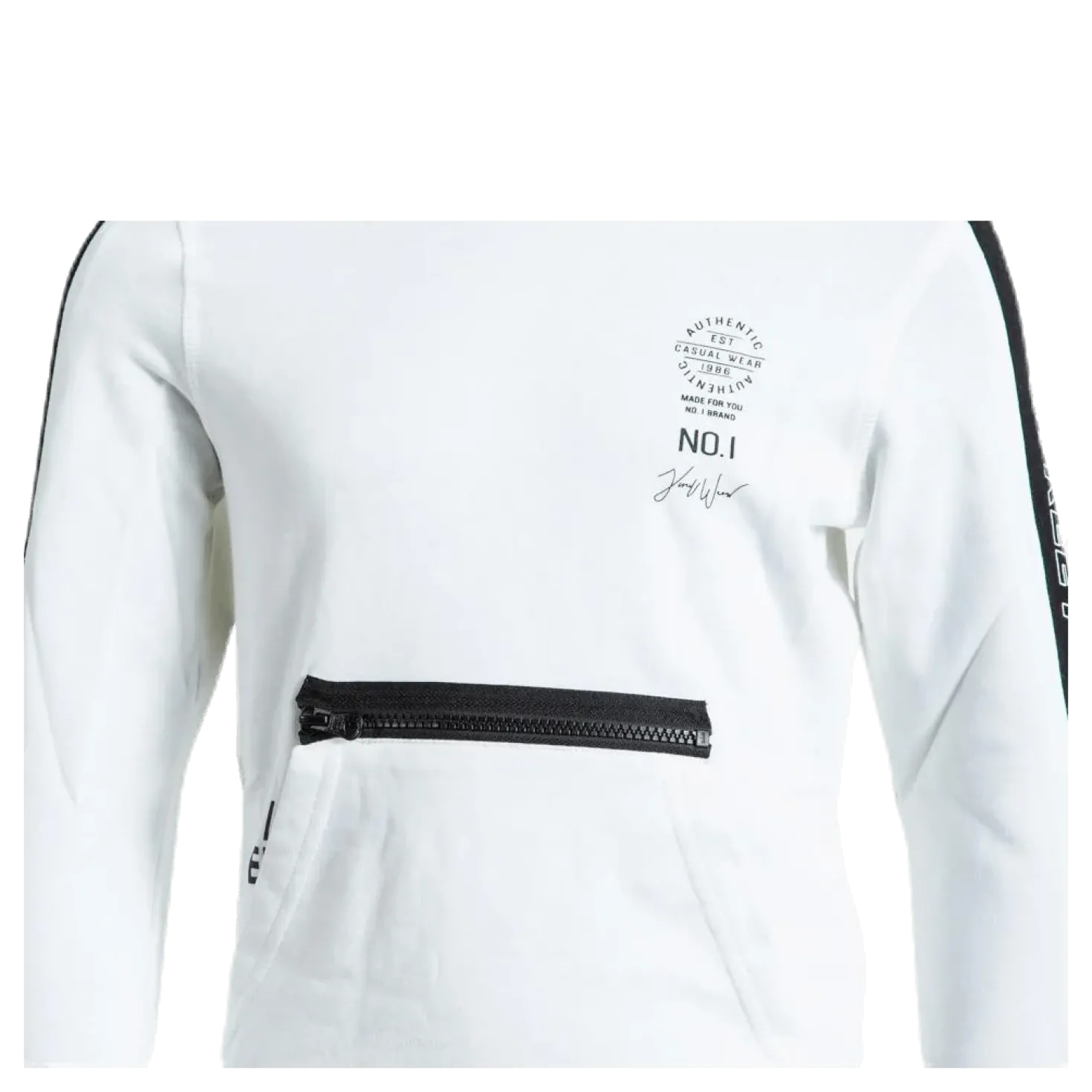 Najim Ls Sweat White