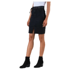 Nala Mw Pencil Buckle Skirt Black