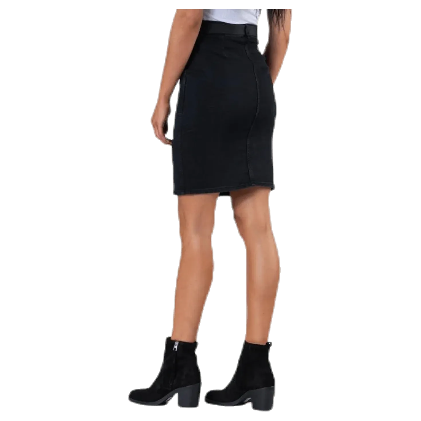 Nala Mw Pencil Buckle Skirt Black