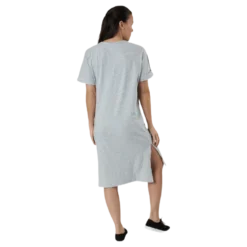 Neora Ss Fold Up Dress Grey