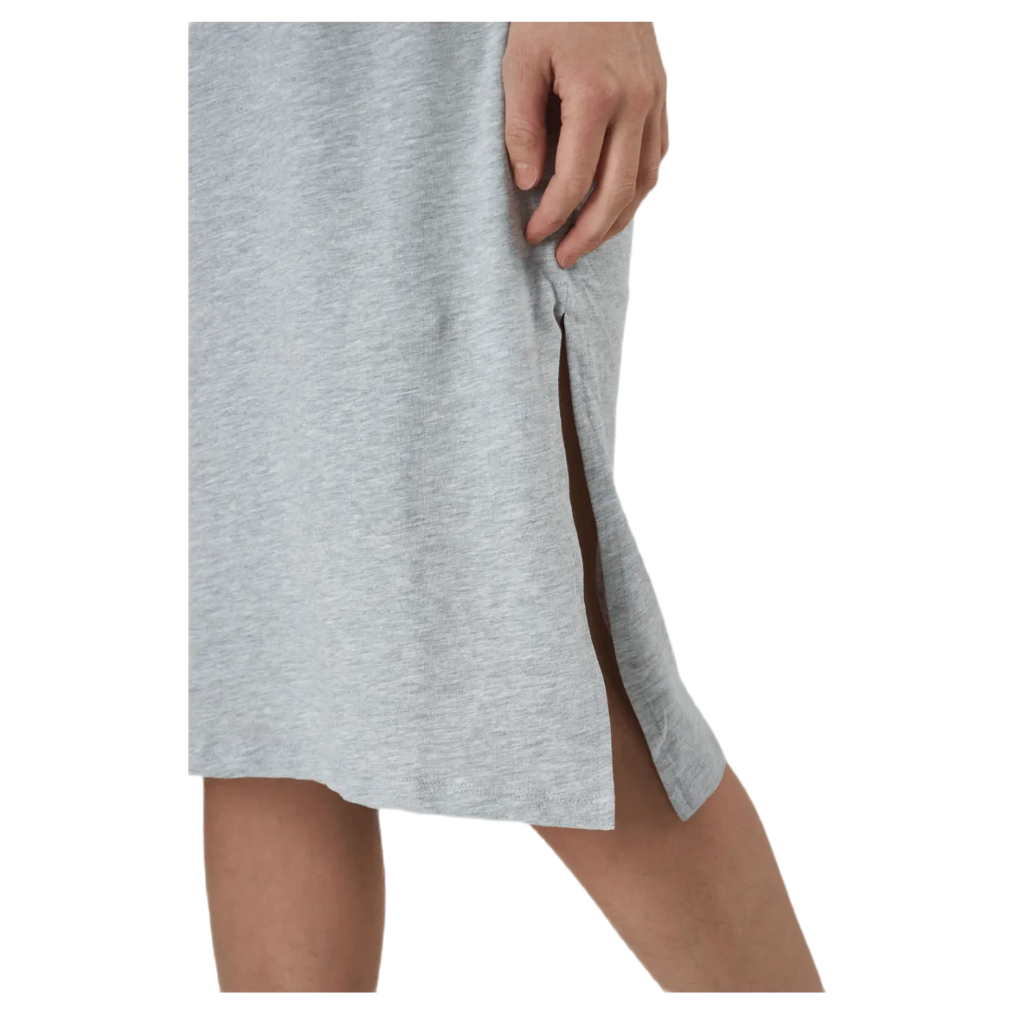 Neora Ss Fold Up Dress Grey