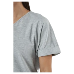 Neora Ss Fold Up Dress Grey