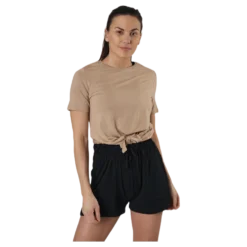 Neora Ss Tie Tee Beige