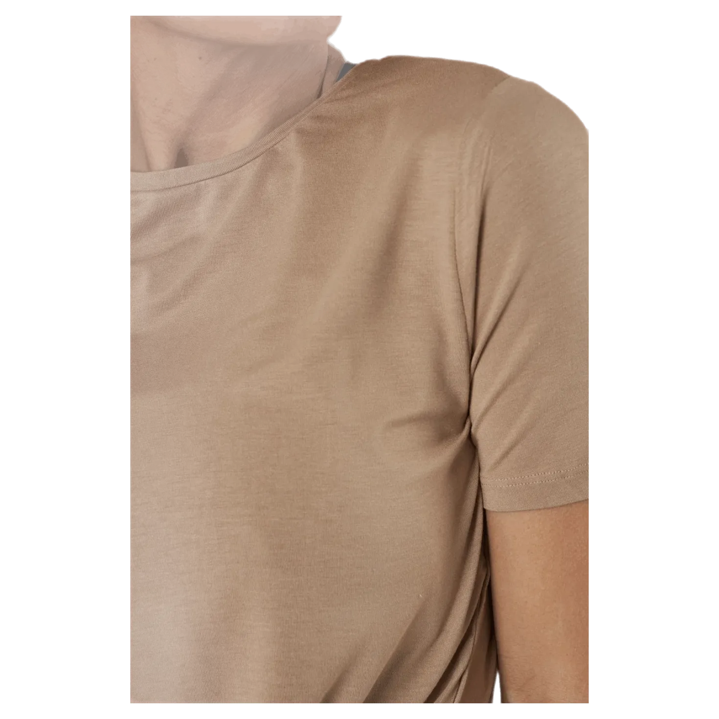Neora Ss Tie Tee Beige