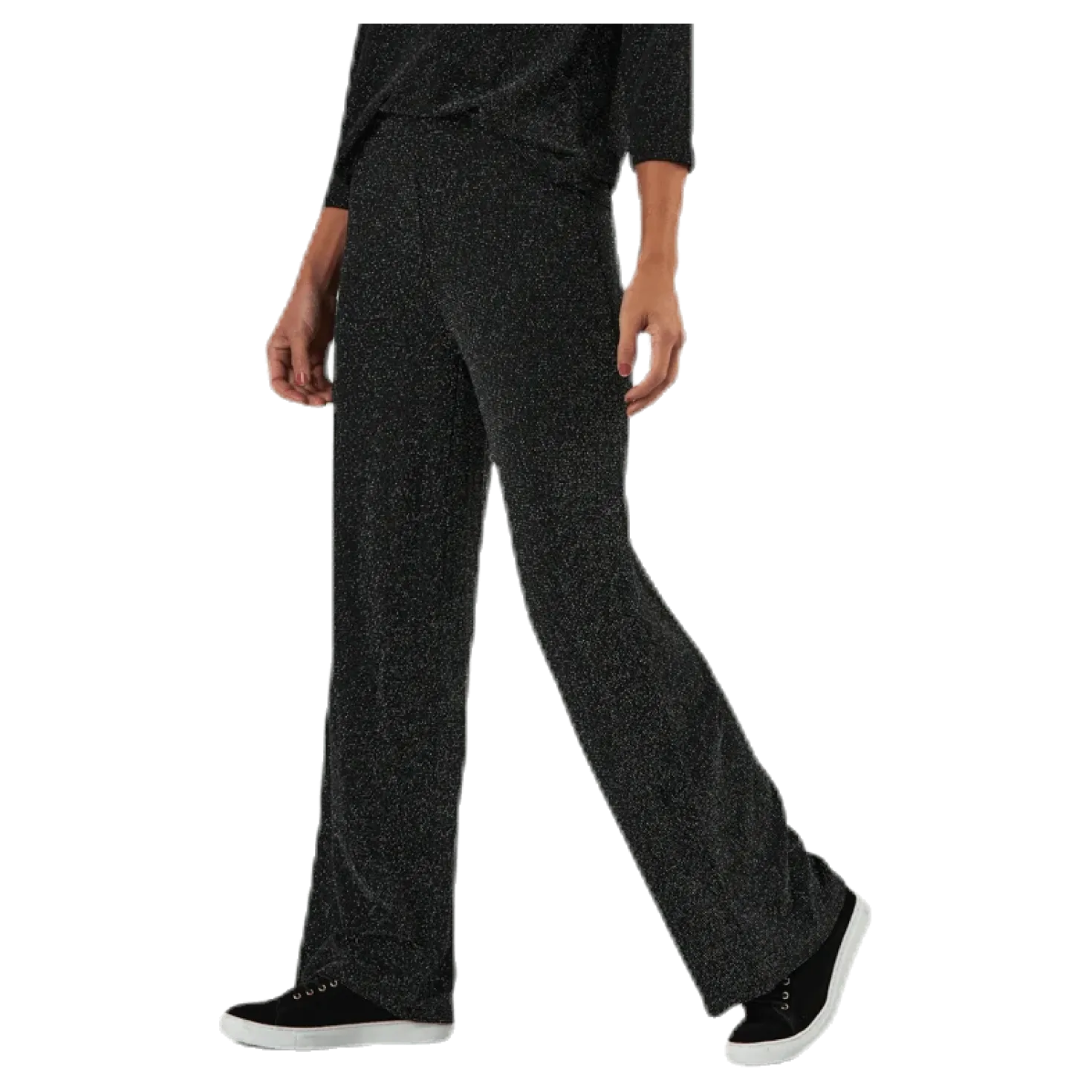 New Queen Glitter Pant Jrs Black