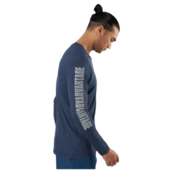 Night LS Perf Tee Blue