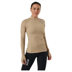 Night Rib LS Tee Beige