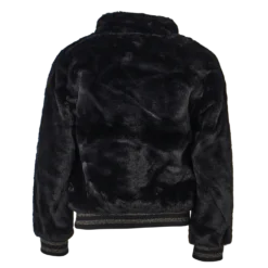 Nkfmanette Faux Fur Bomber Jac Black