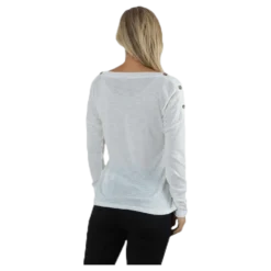 Nollie Ls O-Neck Top White