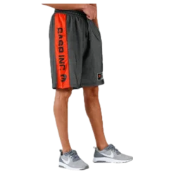 No1 mesh shorts Orange/Black
