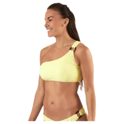Nora Bikini Oneshoulder Top Yellow