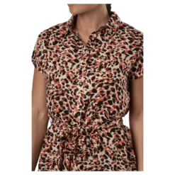 Nya Ss Shirt Dress Orange