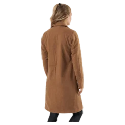Olivia-Astrid Wool Coat Otw Brown