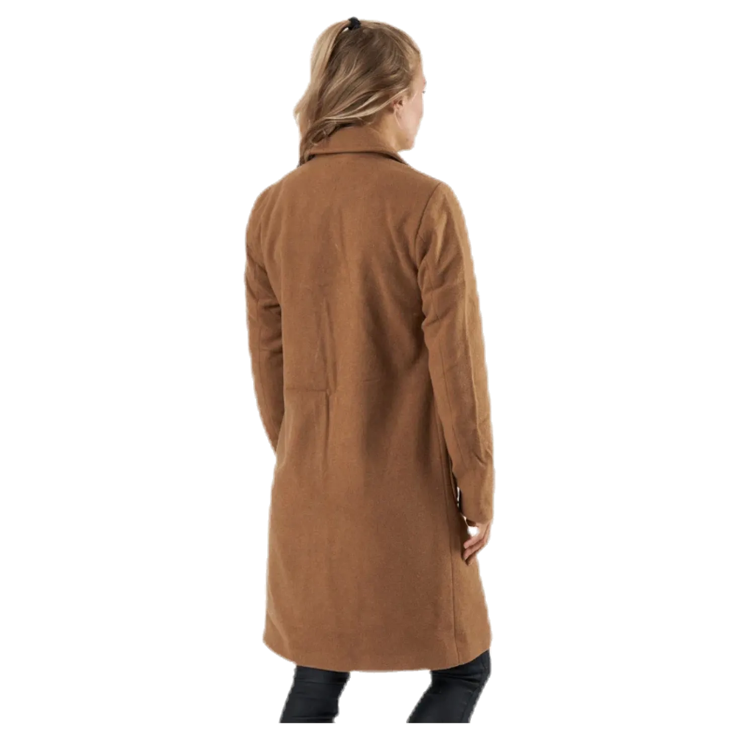 Olivia-Astrid Wool Coat Otw Brown