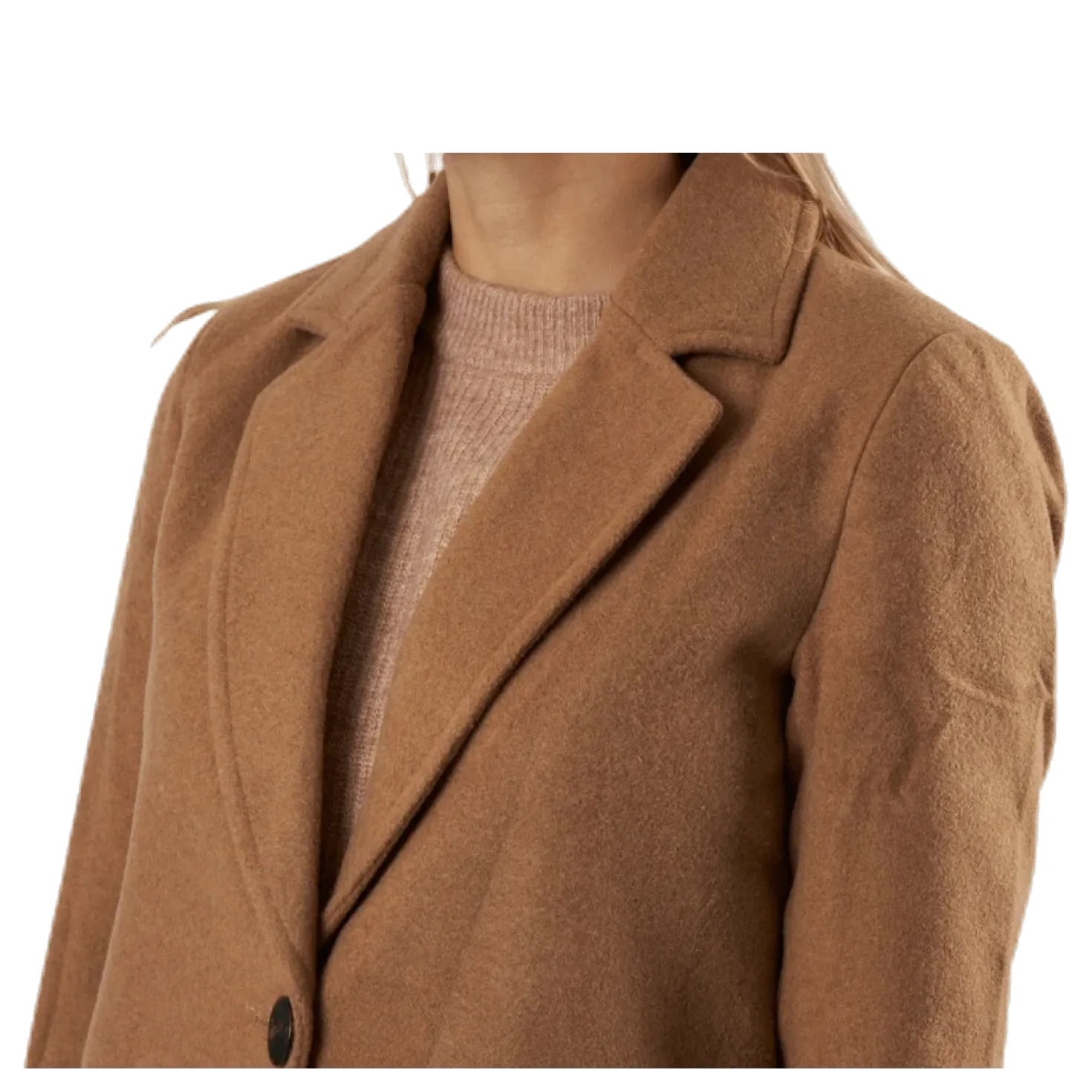 Olivia-Astrid Wool Coat Otw Brown