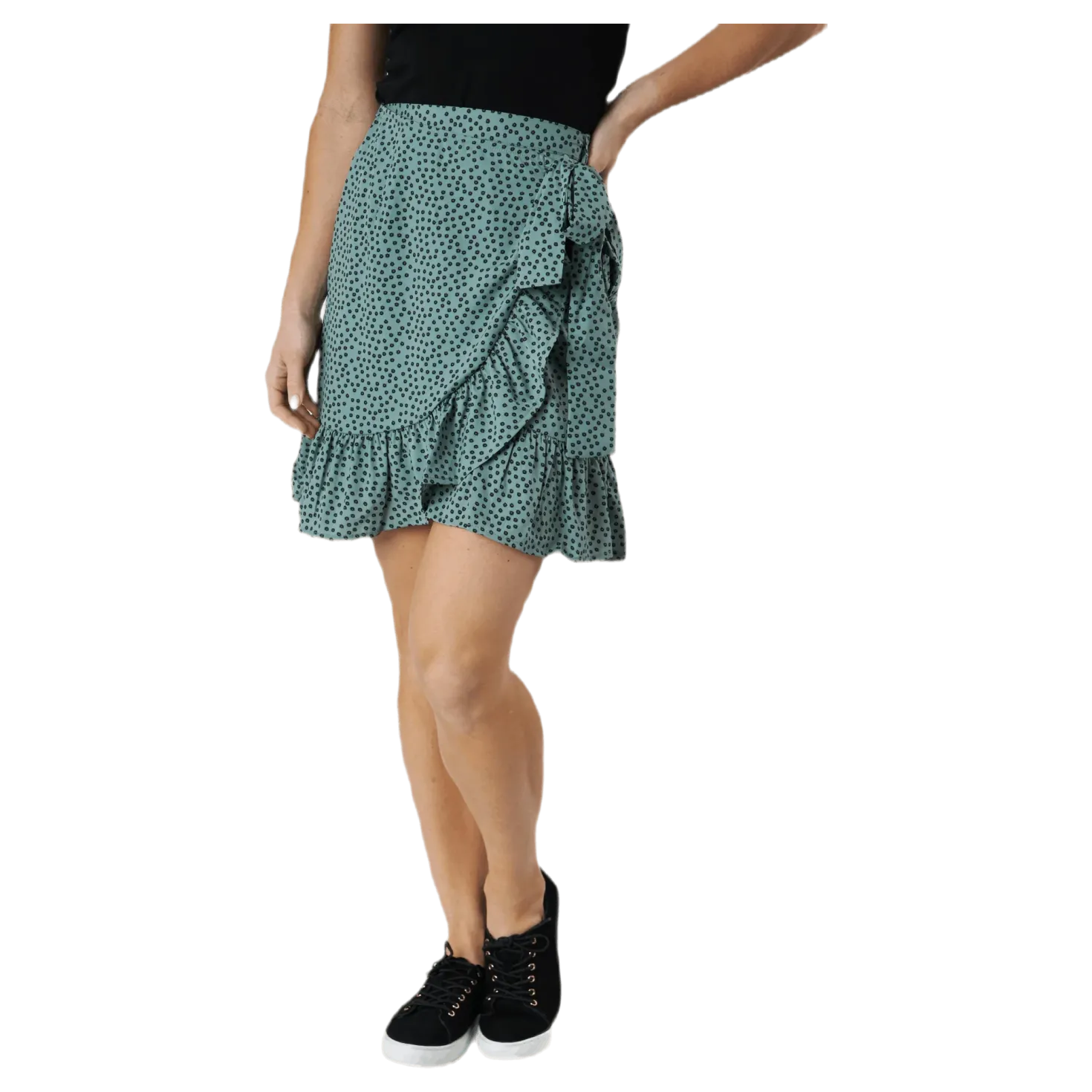 Olivia Wrap Skirt Wvn Green