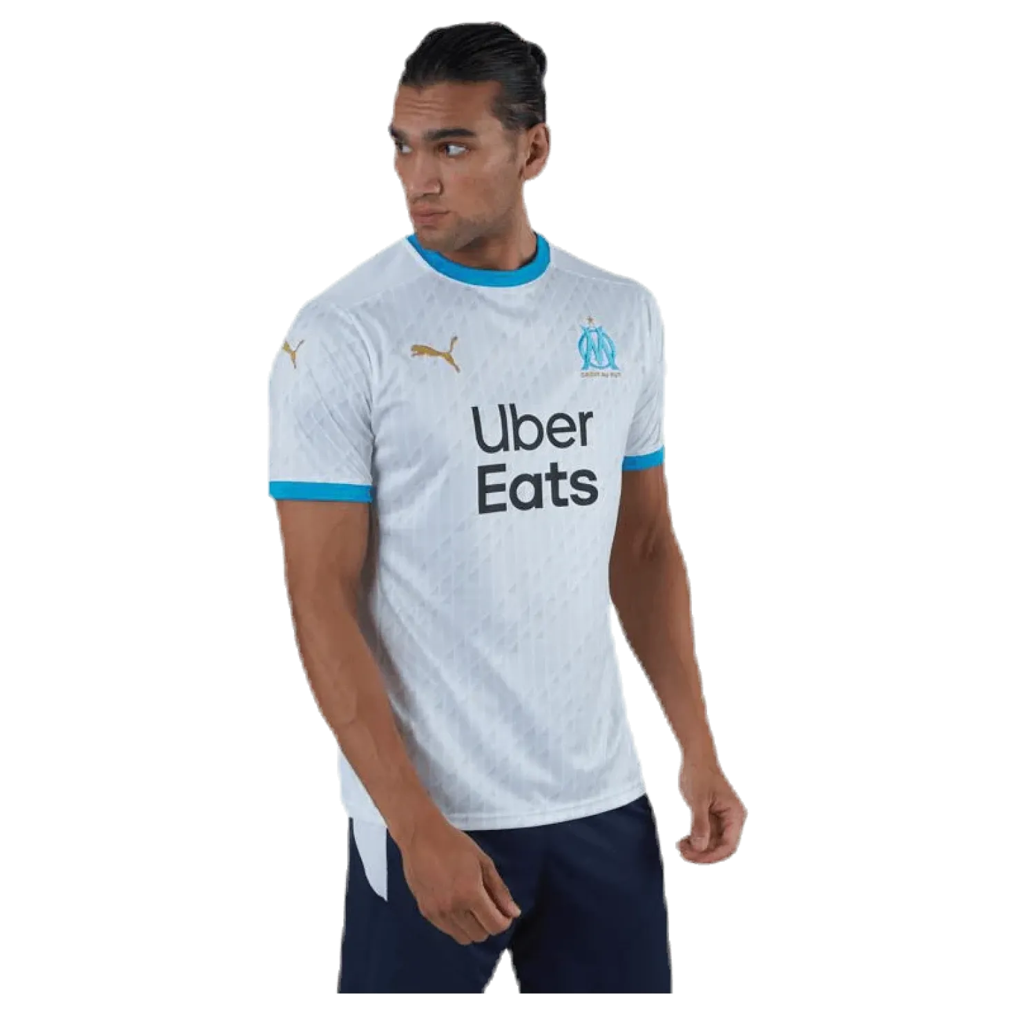 Olympique Marseille Home Shirt Replica Blue/White