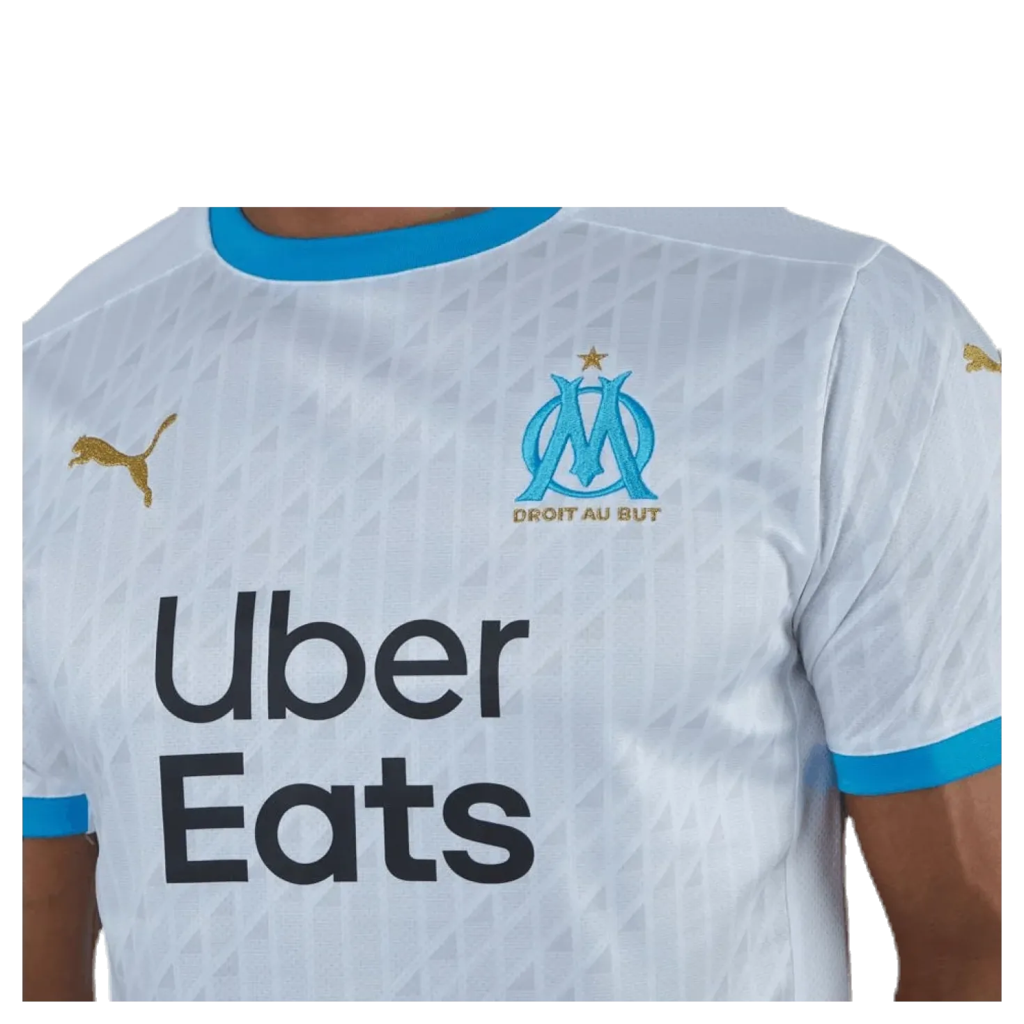 Olympique Marseille Home Shirt Replica Blue/White