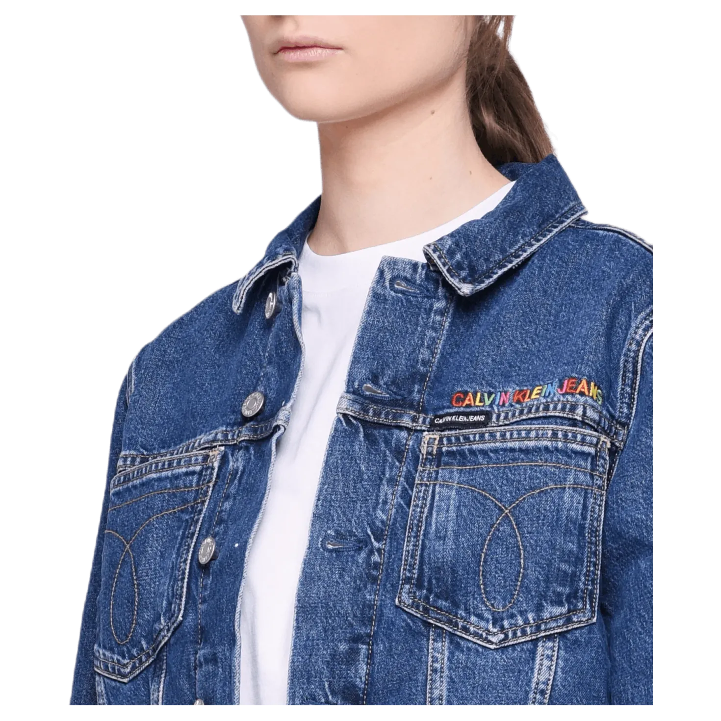 Omega Embroidered Trucker Gray