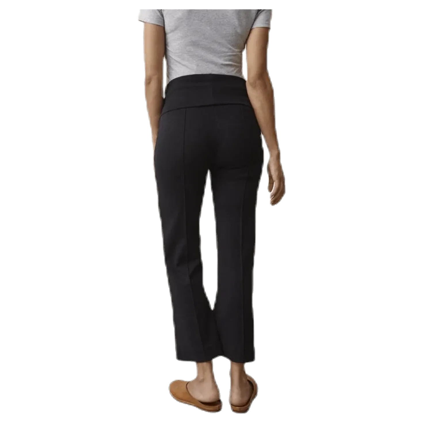Once-On-Never-Off Cropped Pants Black