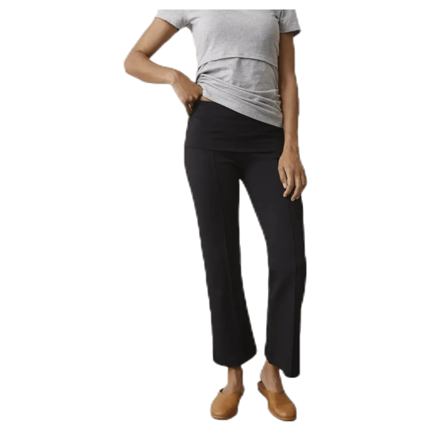 Once-On-Never-Off Cropped Pants Black