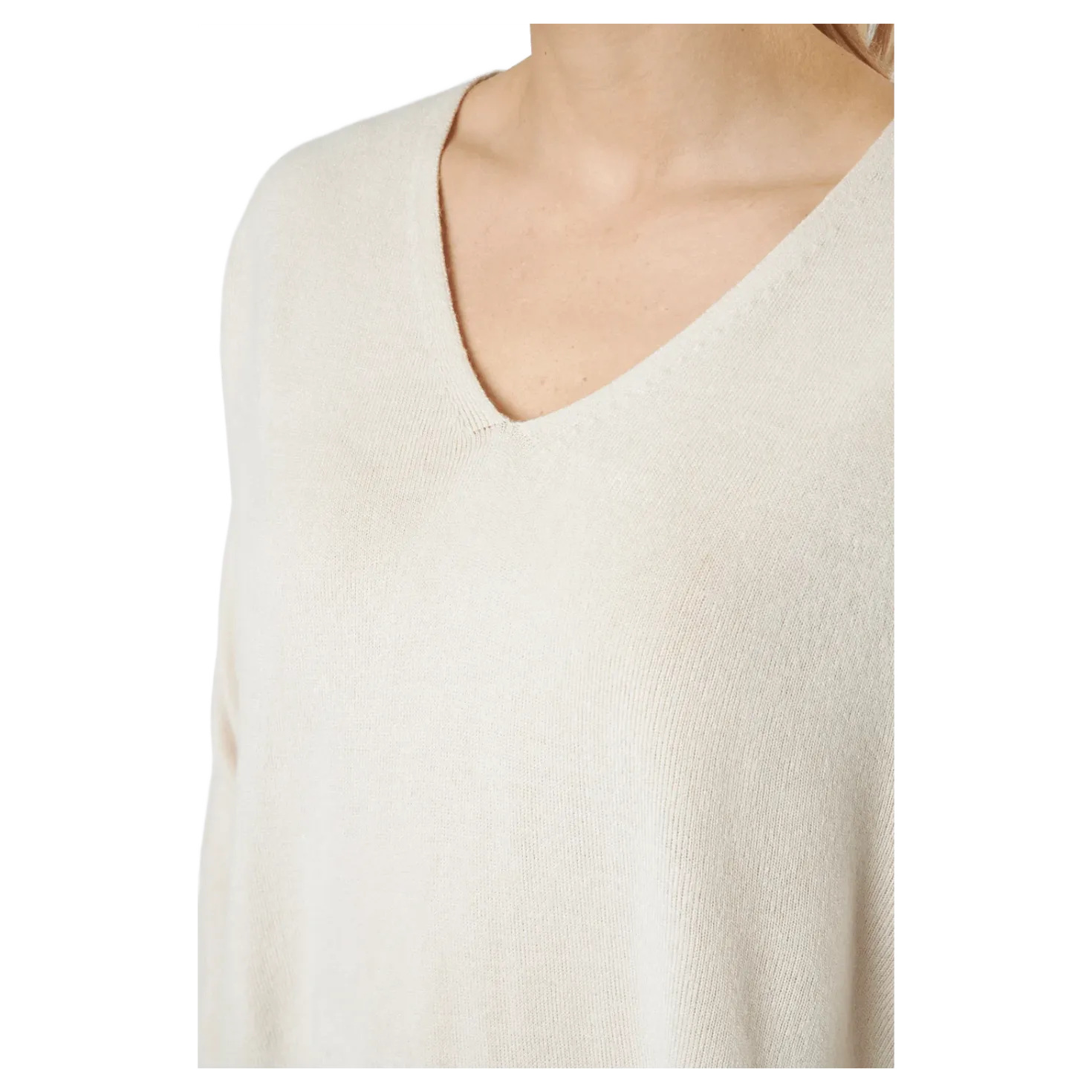 Onlamalia L/s V-neck Pullover Pumice Stone