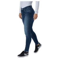 Onlblush Life Mid Sk Ank Raw R Dark Blue Denim