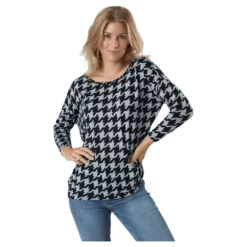 Onlelcos 4/5 Aop Top Jrs Noos Light Grey Melange