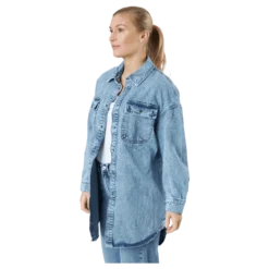 Onlkasia Ls Os Shirt Dnm Bj No Medium Blue Denim