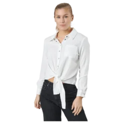 Onllecey Ls Knot Shirt Noos Cloud Dancer