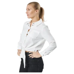 Onllecey Ls Knot Shirt Noos Cloud Dancer