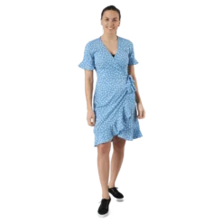 Onlolivia S/s Wrap Dress Wvn Allure